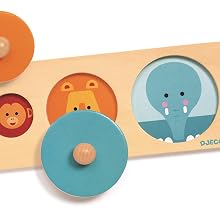 basic puzzle circles wood