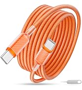 USB C Cable Fast Charging 6.6FT 60W 45W 40W 30W 25W 3A USB-C to USBC Cable Nylon Braided PD Charg...