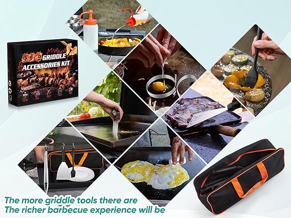 More griddle utensils to complete every barbecue experience