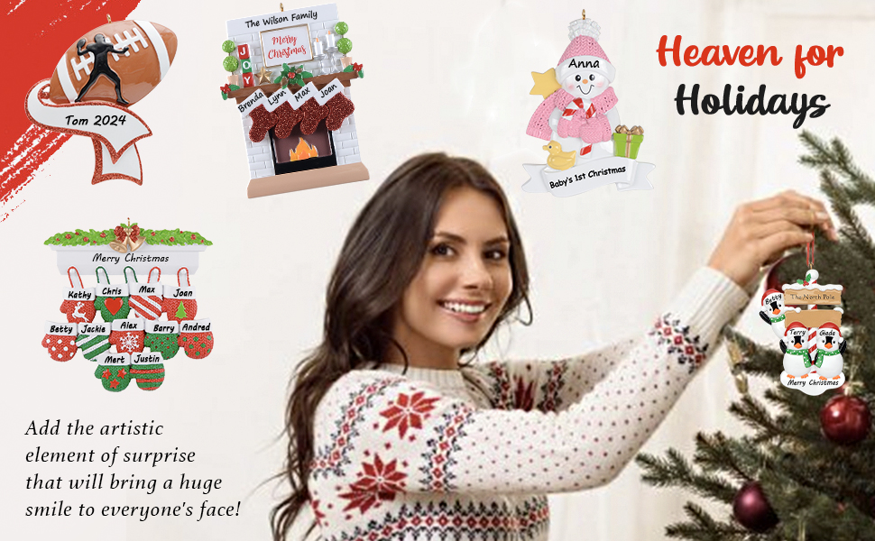 Personalized Christmas Ornaments