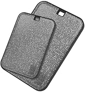 Plastic Cutting Board Dishwasher Safe, 2 Pcs Small Cutting Boards for Kitchen with Measureing Sca...