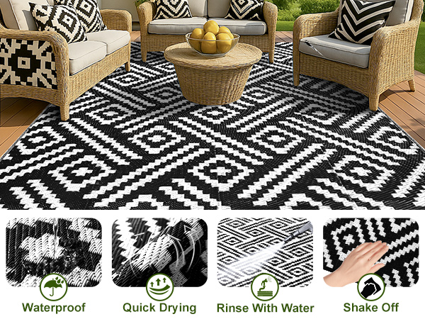 OPPODREAM Outdoor Area Rug