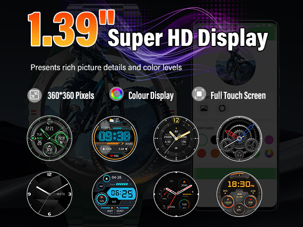 smartwatch for men mens smart watch sports watch waterproof watches for men