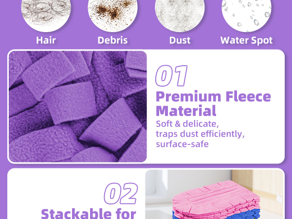 Reusable swiffer duster refills