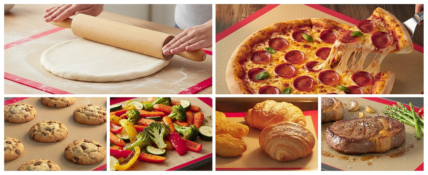 silicone baking mats baking mats baking mats silicone for baking sheets silicone baking sheets