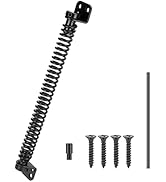 HILLMASTER 12" Gate Spring Self Closing Outdoor Door Spring Automatic Gate Closure Hardware with ...