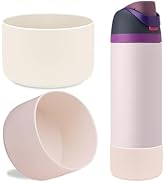 LUCKINEE 2Pcs Silicone Boot Sleeve for Owala Water Bottle FreeSip Twist and Flip 24oz 32oz 40oz P...