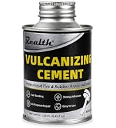 Chemical Vulcanizing Cement 8.5 fl oz for Tire Repair – Heavy Duty Rubber Cement Adhesive for Pat...