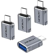 HOWJIM USB C to USB Adapter 4 Pack,10Gbps Data Transfer Fast Charging | USB C Male to USB 3.2 Fem...