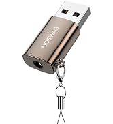 MOSWAG USB to Audio Jack Adapter, 3.5mm Jack Audio Adapter, External Sound Card Jack Audio Adapte...