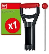 SWISSINNO Install Kit for Mole and Gopher Traps SuperCat. 25 cm Tunnel-locating Probe + Serrated-...