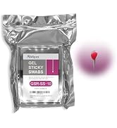 AAwipes ESD Sticky Dust Rods | Stainless Steel, 2.5mm/0.1 inch Red Round Head, 10 Packs, Medium V...