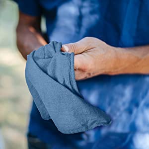 shop towels blue