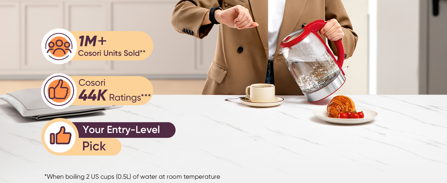 The kettle loved by users worldwide