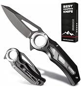GUANYISTO Folding Pocket Knife for Men, EDC Stainless Steel Knife for Tactical Camping Survival H...