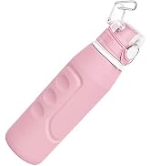 Valourgo 1L Collapsible Water Bottle BPA Free Portable Large Travel Mug Reusable Sports Bottle (3...