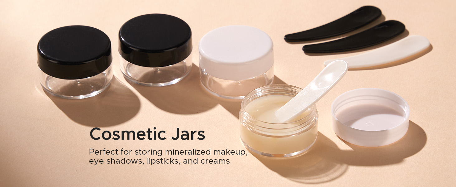 Transparent Travel Containers