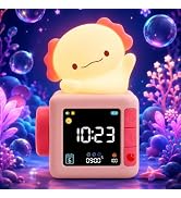 BANDIANCY Axolotl Alarm Clock for Kids