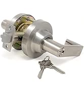MiLocks Grade 1 Commercial Door Lever Lock, Heavy-Duty Cylindrical Lever, Reversible Handing, Eas...