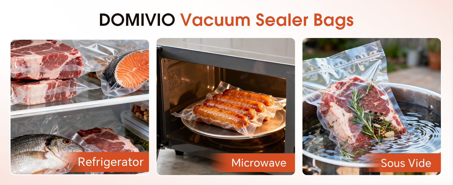 perfect for meal prep, freezer storage, and sous vide cooking.