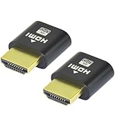 IYUANEPRO HDMI Dummy Plug, HDMI Emulator, EDID Emulator-2Pack