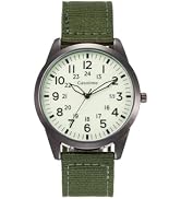 Casotime Tactical Military Watch for Men - Field-Tested Analog Quartz with Luminous Dial, 30M Wat...