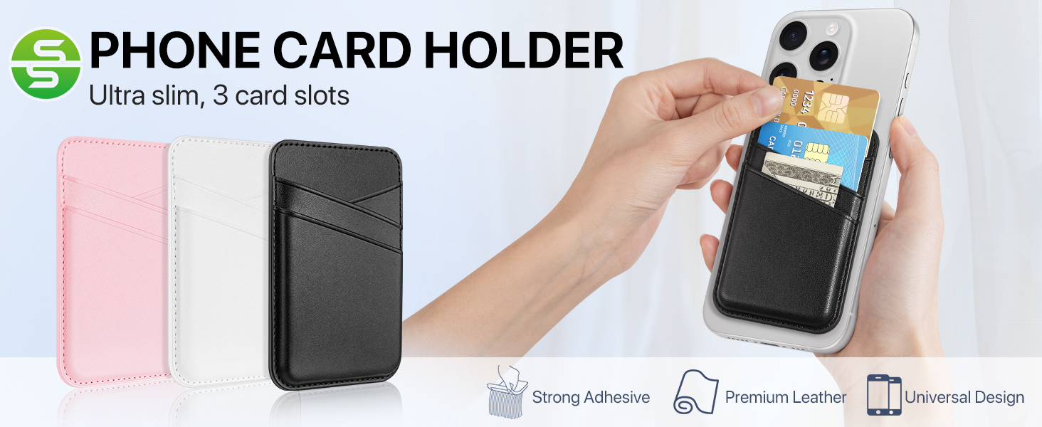 phone wallet card holder for phone case phone wallet stick on phone card holder phone case wallet