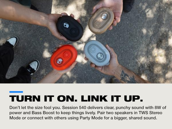 Session 540 colorways in hands all together
