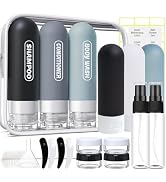 YNSHOUNA 20 Pack Travel Bottles Set, TSA Approved Travel Size Toiletries Containers, Leak Proof S...