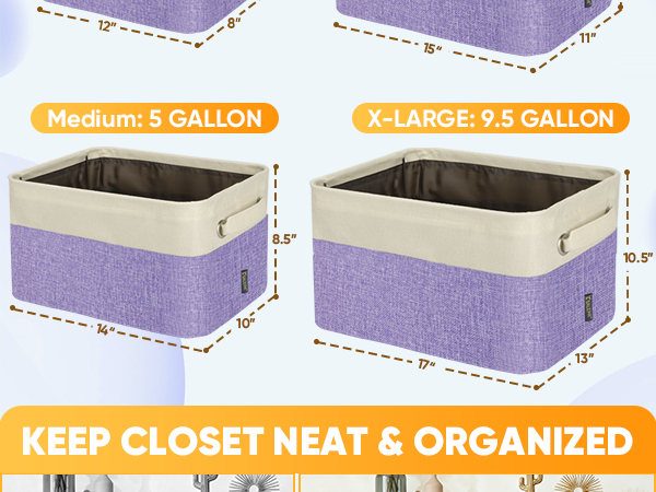 foldable storage baaskets