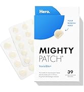 Mighty Patch Invisible+ Patch - Daytime Hydrocolloid Acne Pimple Patches for Covering Zits and B...