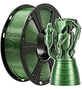 TEQStone Metallic PETG Filament 1.75mm, 3D Printer Filament with Stunning Metal Luster, +/- 0.02m...