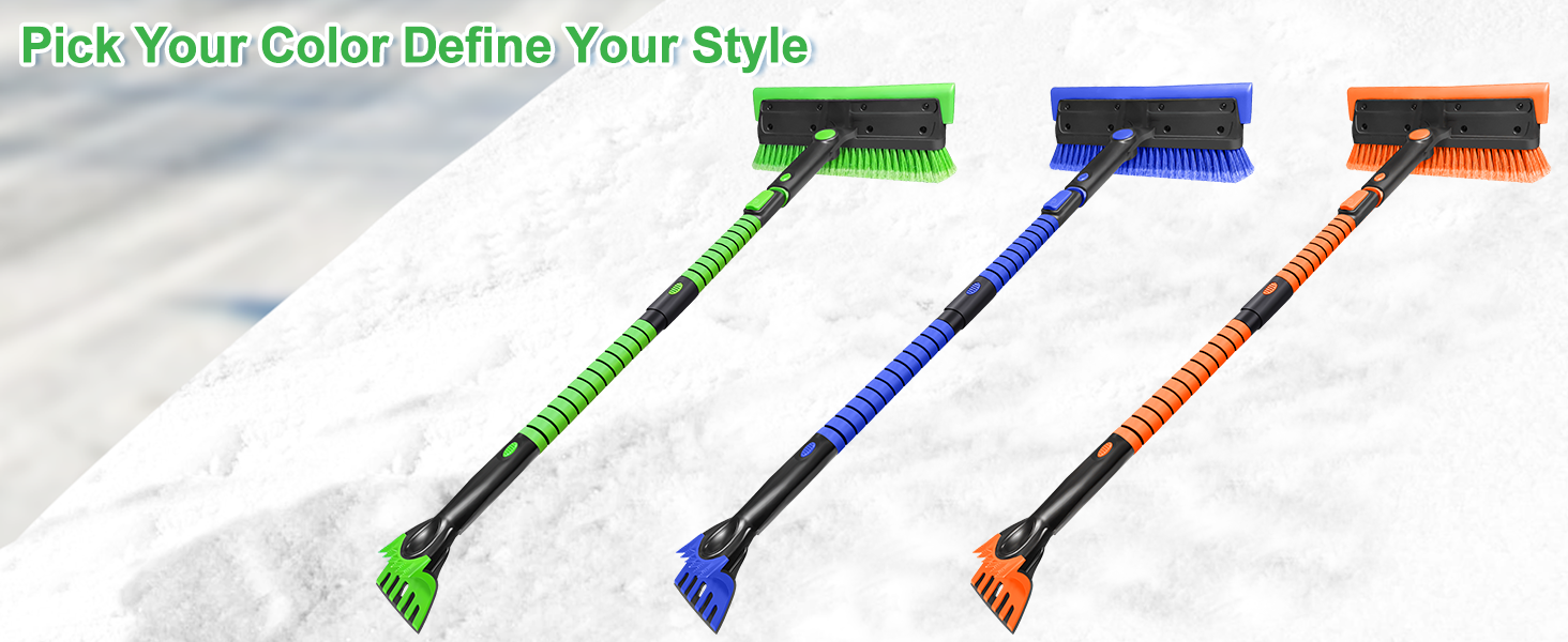 A4-1 snow brush ice scraper