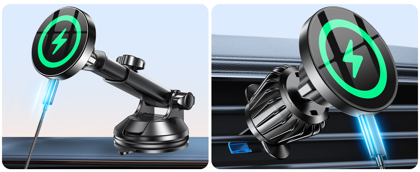 iPhone Wireless Car Charger Mount