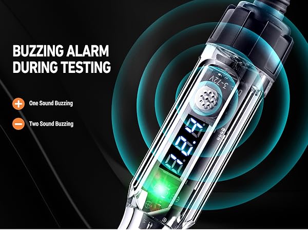 circuit test pen with buzzer alarm