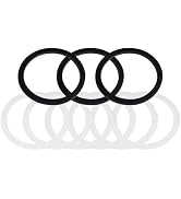 Sepaitek 3-1/2" Commercial Sink Drain Replacement Parts: Rubber Gasket & Paper Gasket, 3 Full Set...