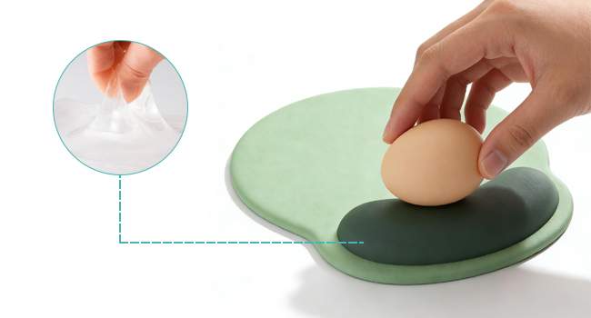 gel mouse pad with wrist support