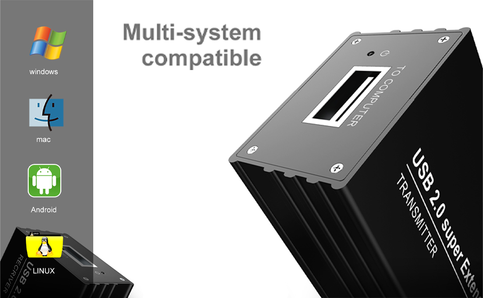 USB Extender Over Cat5e/6