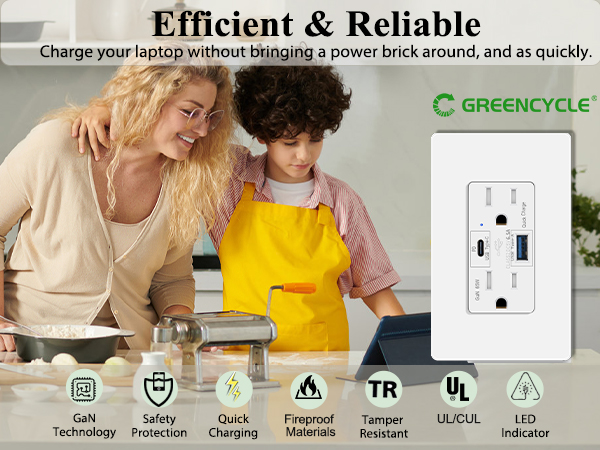 USB C Outlet PD3.0