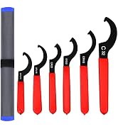 AutoWanderer Tool 6PCS Adjustment Spanner Wrench Tool Set Durable Wrench Steel Spanner with Non-S...
