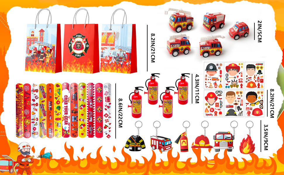 firefighter party favors