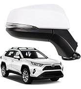 Marretoo for Toyota RAV4 Door Mirror Assembly Passenger Side 2019-2023 | Power | Heated |Turn Sig...