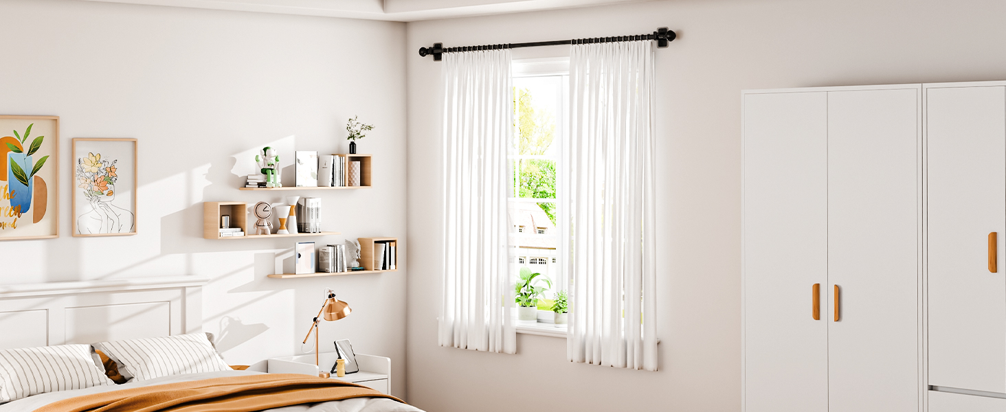 curtain rods no drilling