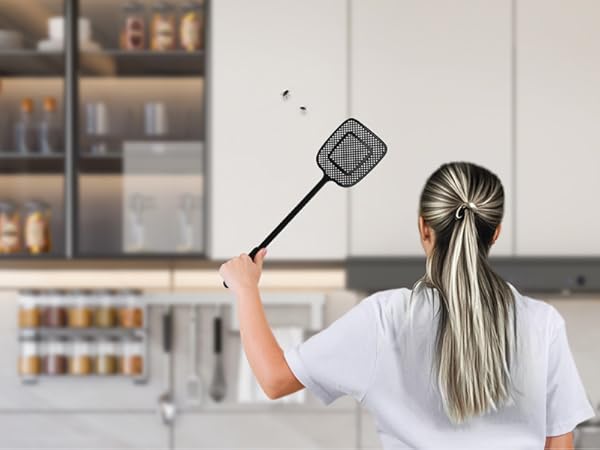 MR.SIGA Heavy Duty Long Handle Fly Swatter