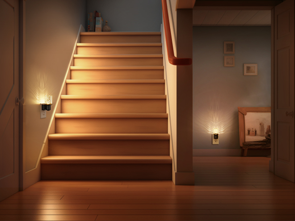 adjustable night lights plug into wall