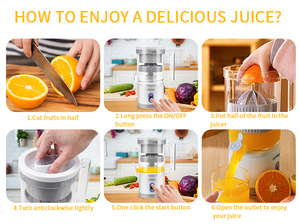 orange juicer squeezer