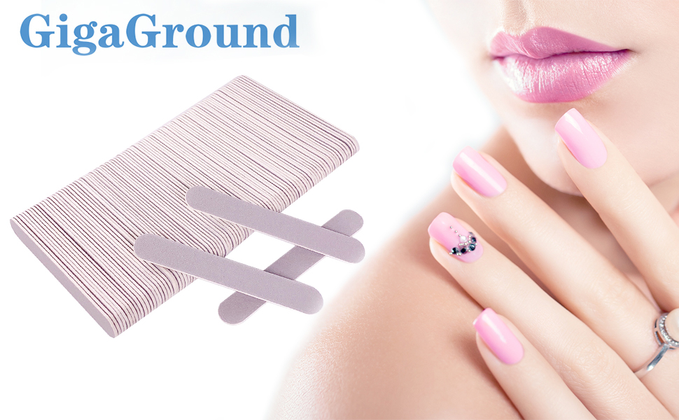 100 Pieces mini Wood Emery Boards Nail Files for Nails