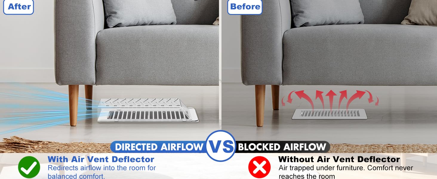 magnetic vent deflector