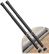 DIIG Sliding Door Security Bar 2packs, 17.7-50.5inch Adjustable Locking Window Safety Bar with Ru...