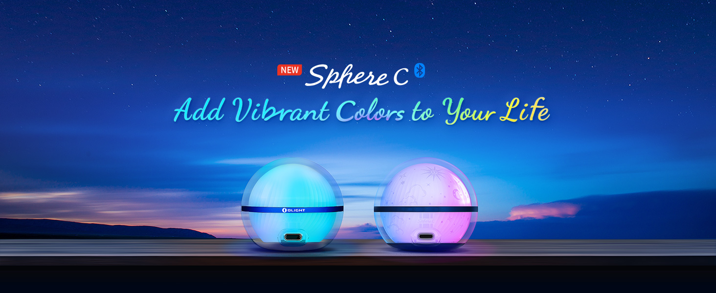 New Sphere C: Paint your nights with 20+ radiant shades and add vibrant Colors to your life